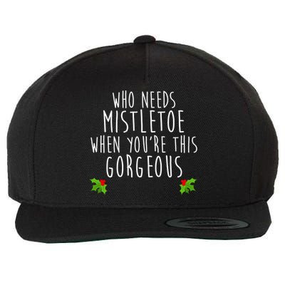 Who Need Mistletoe When You're This Gorgeous Wool Snapback Cap