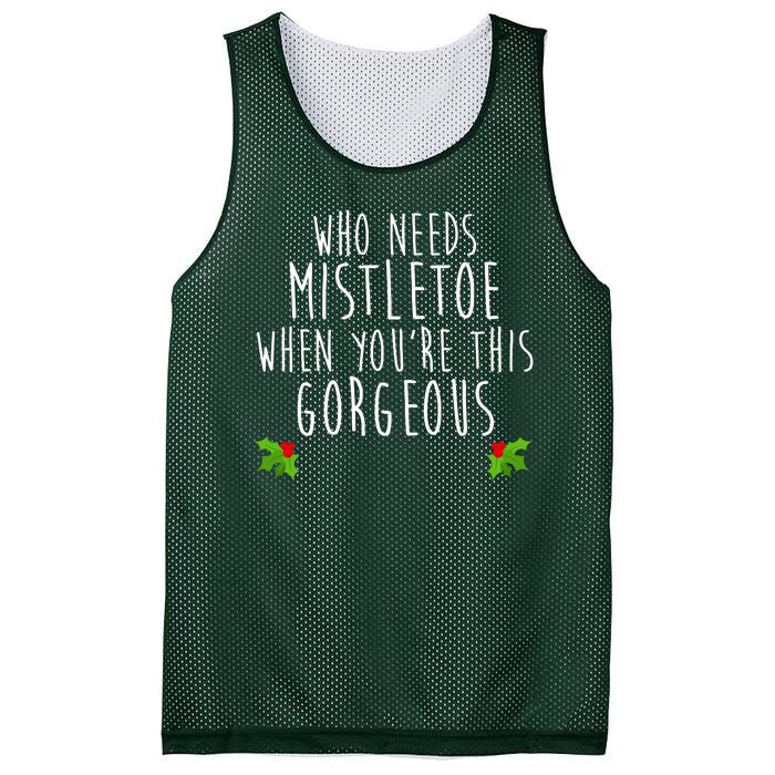 Who Need Mistletoe When You're This Gorgeous Mesh Reversible Basketball Jersey Tank