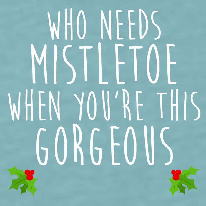 Who Need Mistletoe When You're This Gorgeous Sueded Cloud Jersey T-Shirt