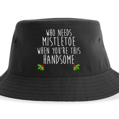 Who Need Mistletoe When You're This Handsome Sustainable Bucket Hat