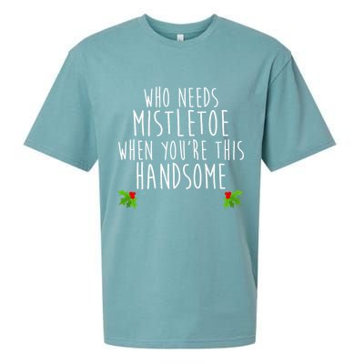 Who Need Mistletoe When You're This Handsome Sueded Cloud Jersey T-Shirt