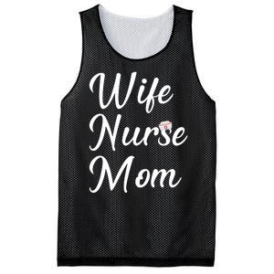 Wife Nurse Mom Mesh Reversible Basketball Jersey Tank