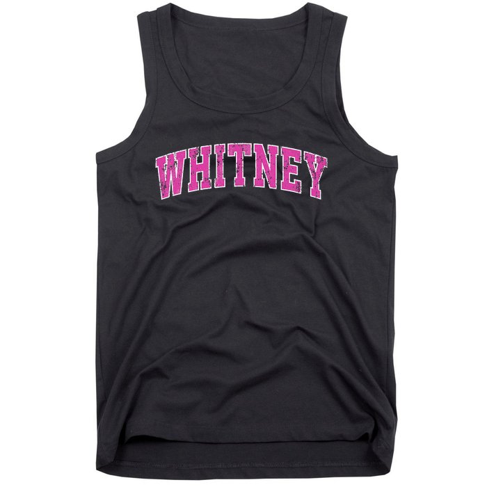 Whitney Nevada Nv Vintage Sports Design Tank Top