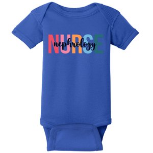 Wo Nephrology Nurse Funny Gift For Nursing Student Gift Baby Bodysuit