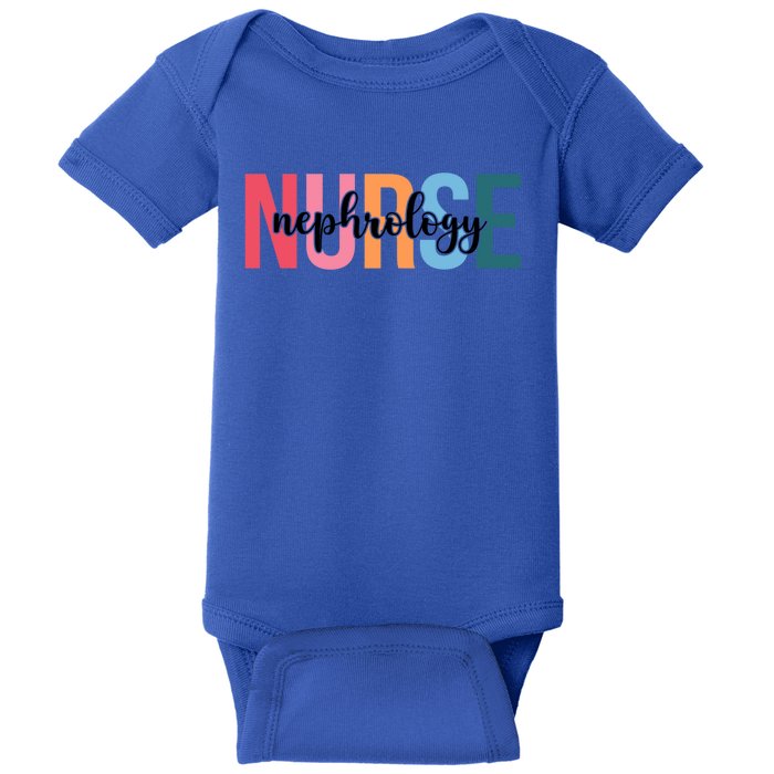 Wo Nephrology Nurse Funny Gift For Nursing Student Gift Baby Bodysuit