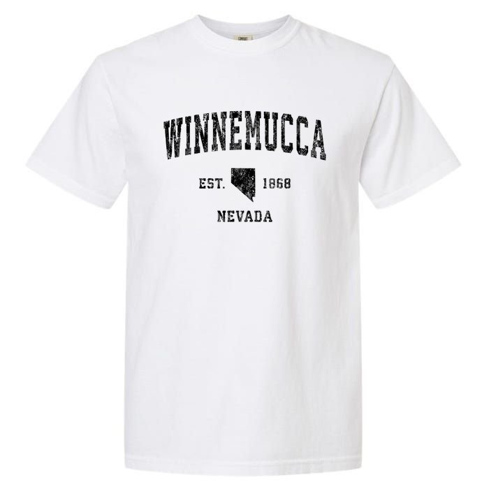 Winnemucca Nevada Nv Vintage Athletic Sports Design Garment-Dyed Heavyweight T-Shirt