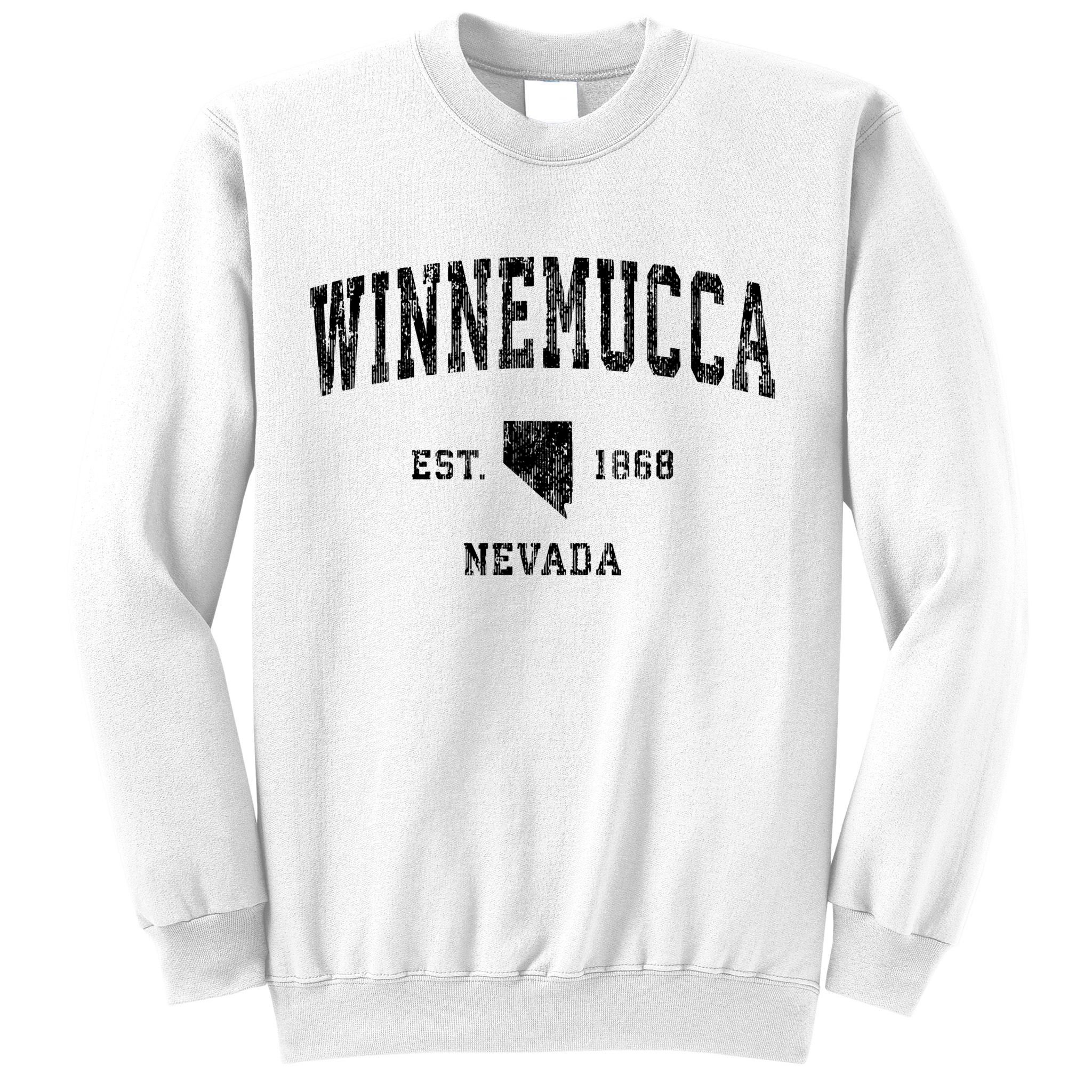 Winnemucca Nevada Nv Vintage Athletic Sports Design Sweatshirt