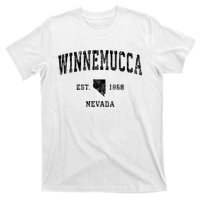 Winnemucca Nevada Nv Vintage Athletic Sports Design T-Shirt