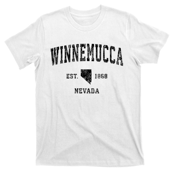 Winnemucca Nevada Nv Vintage Athletic Sports Design T-Shirt