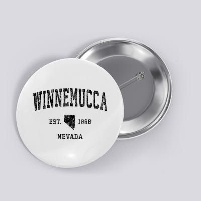 Winnemucca Nevada Nv Vintage Athletic Sports Design Button