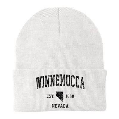 Winnemucca Nevada Nv Vintage Athletic Sports Design Beanie