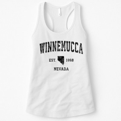 Winnemucca Nevada Nv Vintage Athletic Sports Design Womens Tank Top