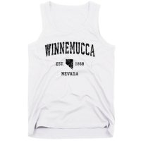 Winnemucca Nevada Nv Vintage Athletic Sports Design Tank Top