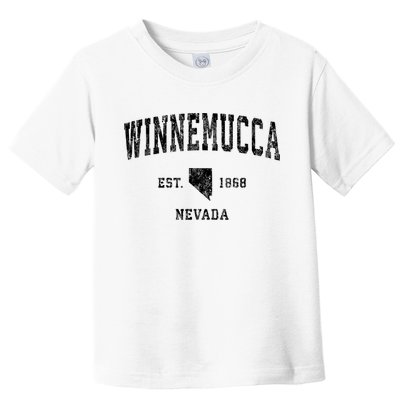 Winnemucca Nevada Nv Vintage Athletic Sports Design Toddler T-Shirt