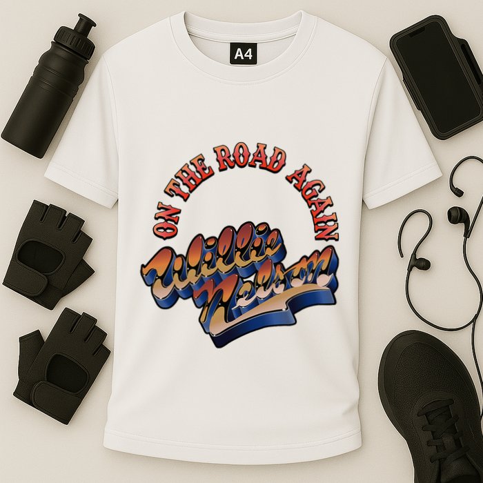 W.I.L.L.I.E Nelson On The Road Again Performance Shirt