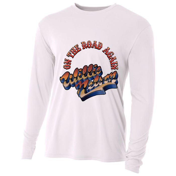 W.I.L.L.I.E Nelson On The Road Again Cooling Performance Long Sleeve Crew