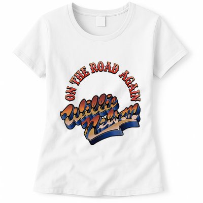 W.I.L.L.I.E Nelson On The Road Again Womens T-Shirt