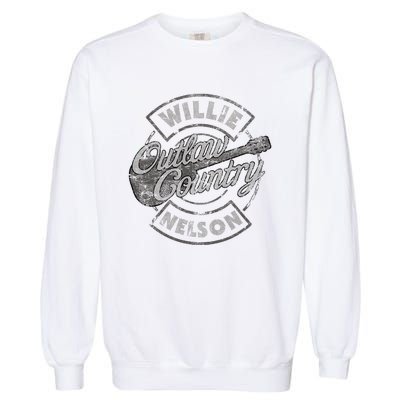 W.I.L.L.I.E Nelson Outlaw Country Garment-Dyed Sweatshirt