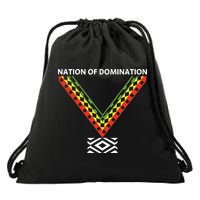 Wrestling Nation Of Domination Drawstring Bag
