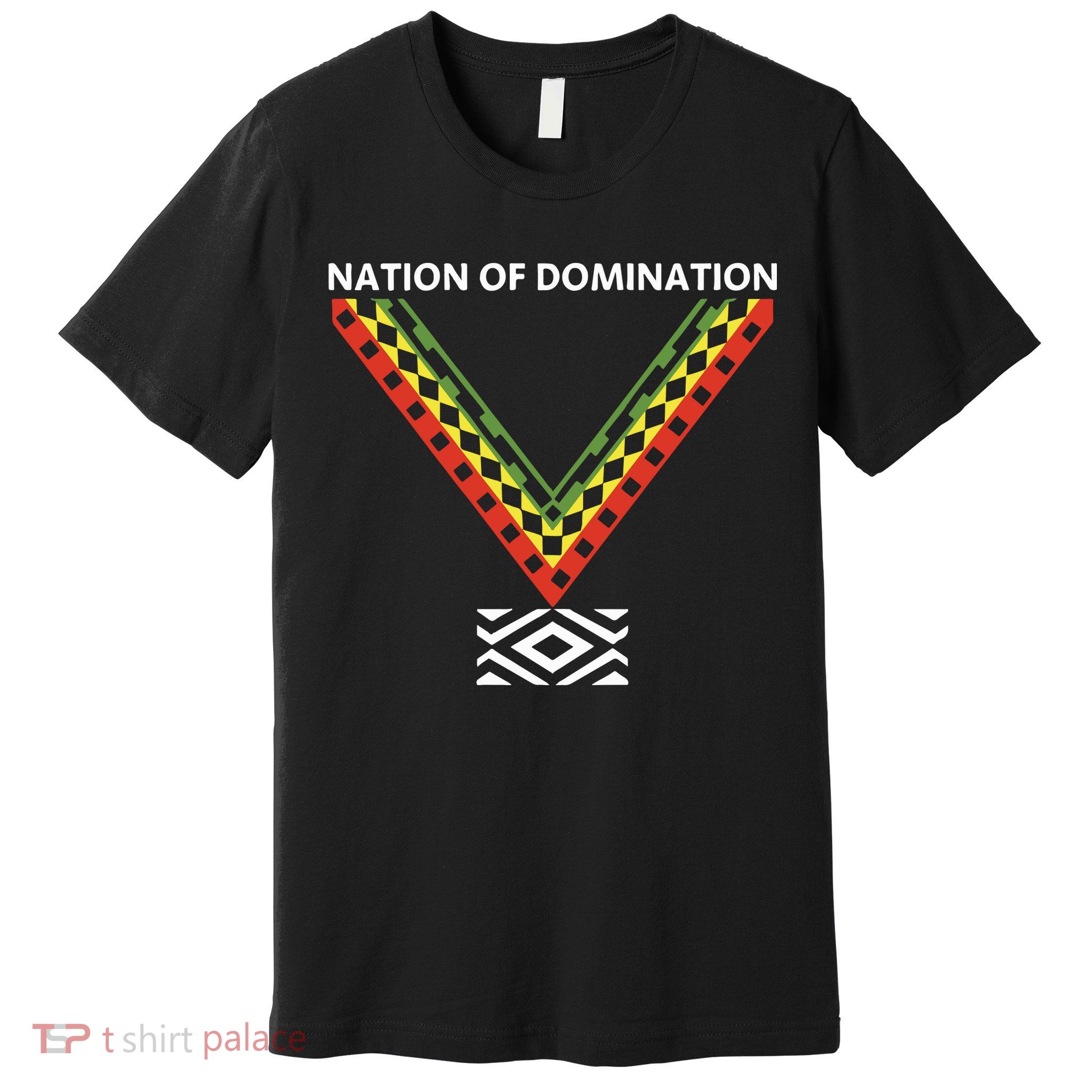 Wrestling Nation Of Domination Premium T-Shirt