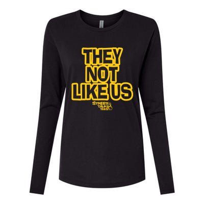 Wild N Out They Not Like Us Womens Cotton Relaxed Long Sleeve T-Shirt