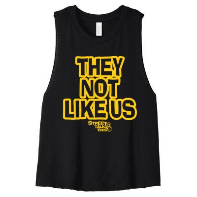 Wild N Out They Not Like Us Women's Racerback Cropped Tank