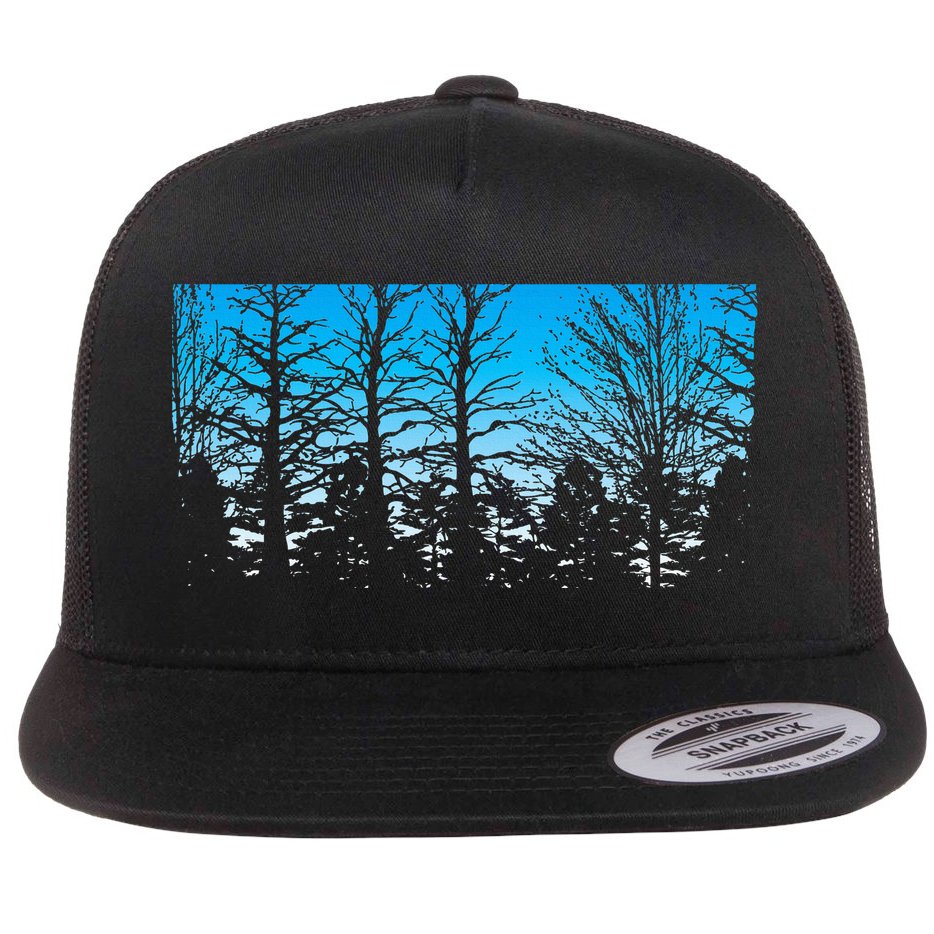 Wildlife Nature Outdoor Forest Trees Nature Flat Bill Trucker Hat