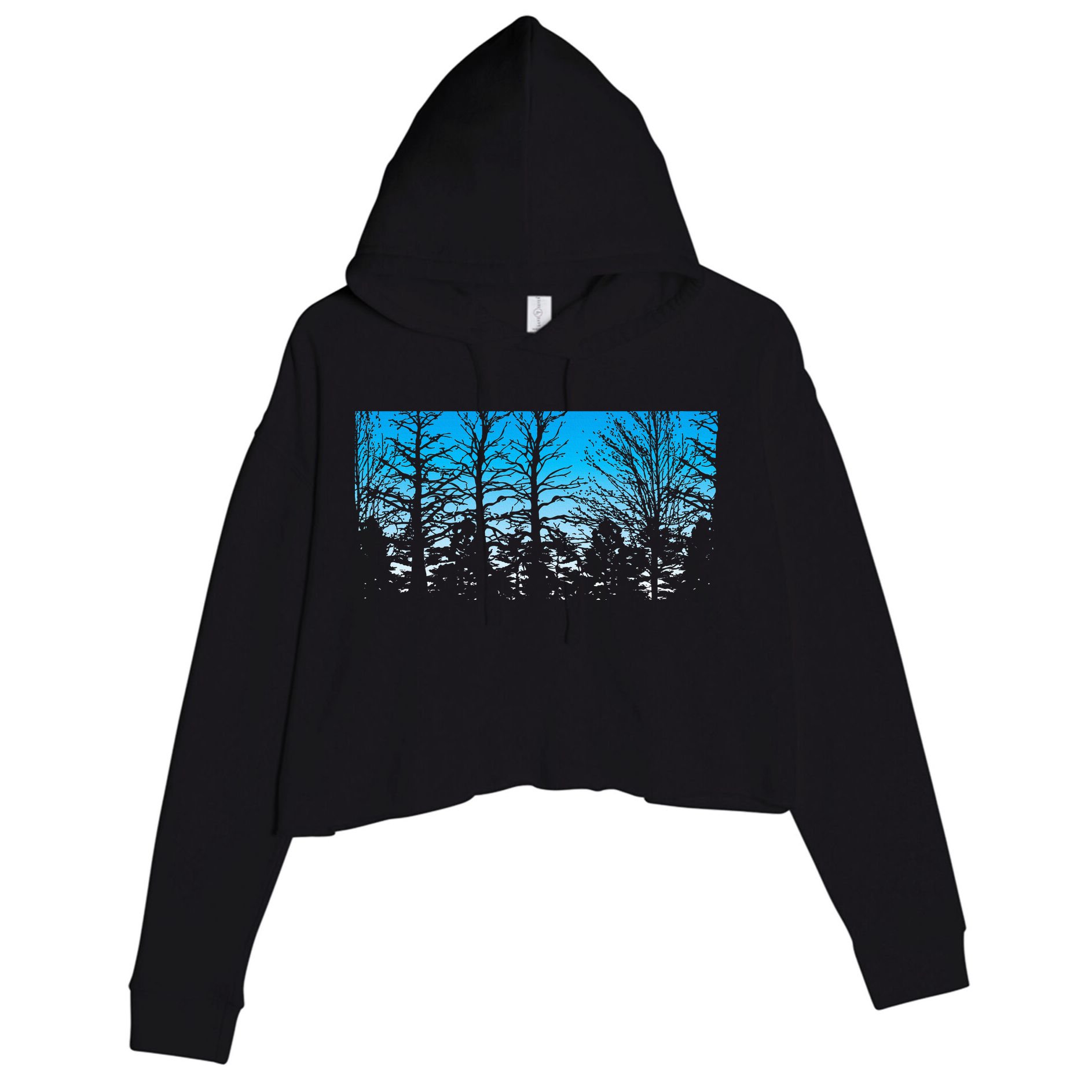 Wildlife Nature Outdoor Forest Trees Nature Crop Fleece Hoodie