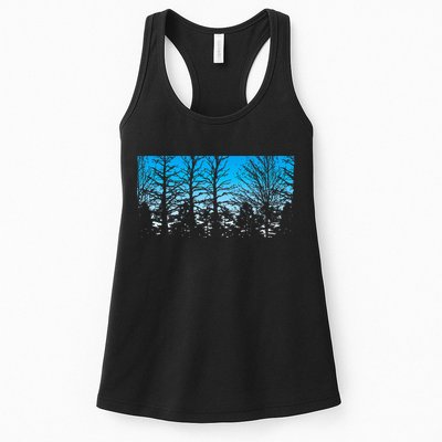 Wildlife Nature Outdoor Forest Trees Nature Womens Tank Top