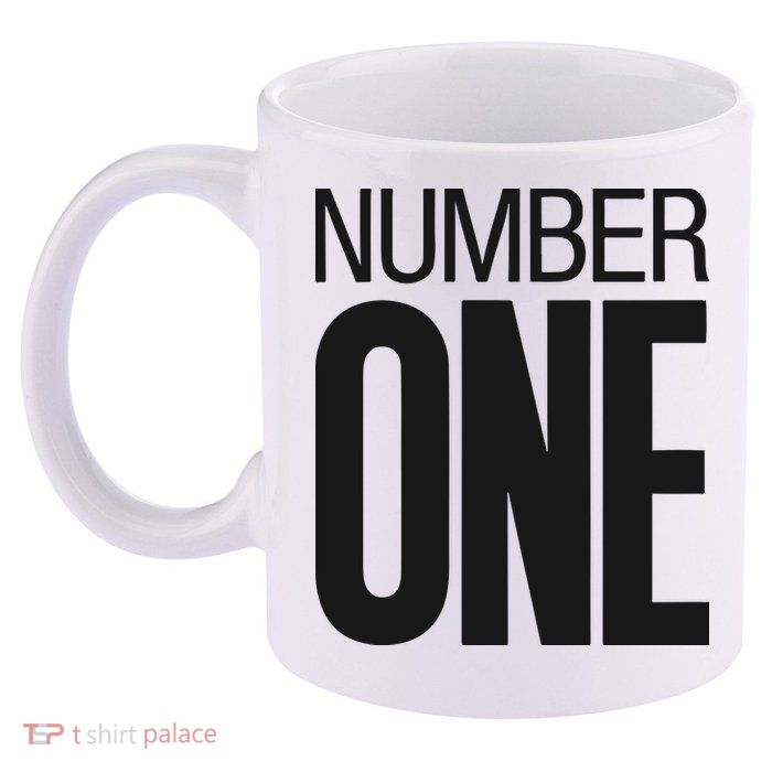 Wham Number One 11oz C Handle Ceramic Mug