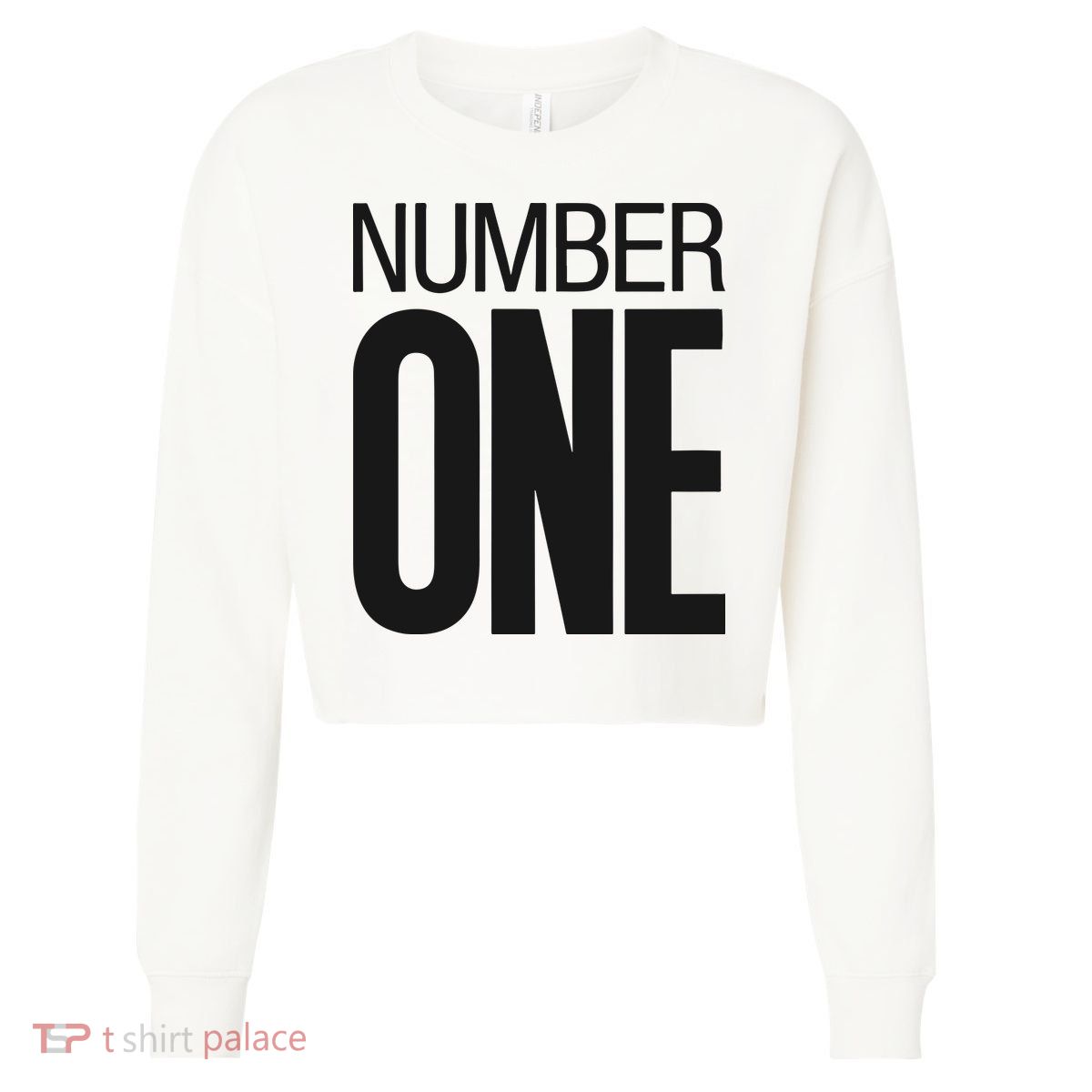 Wham Number One Cropped Pullover Crew
