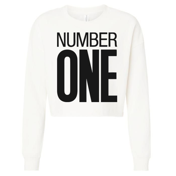 Wham Number One Cropped Pullover Crew