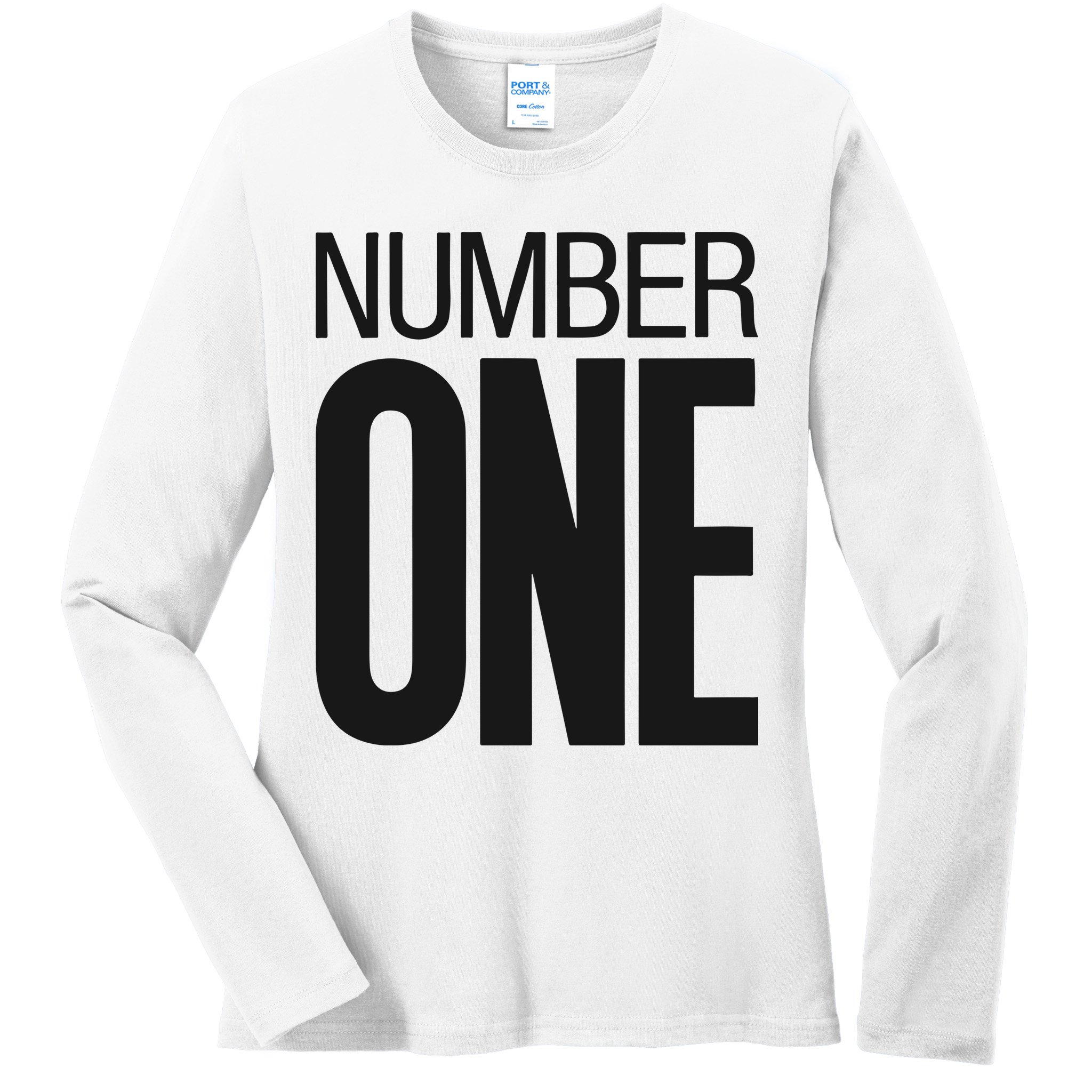 Wham Number One Ladies Long Sleeve Shirt