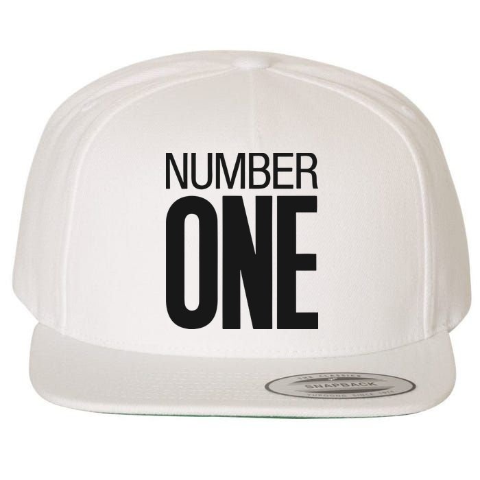 Wham Number One Wool Snapback Cap