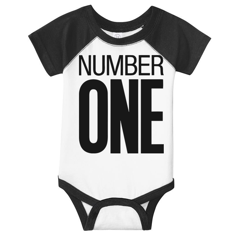 Wham Number One Infant Baby Jersey Bodysuit