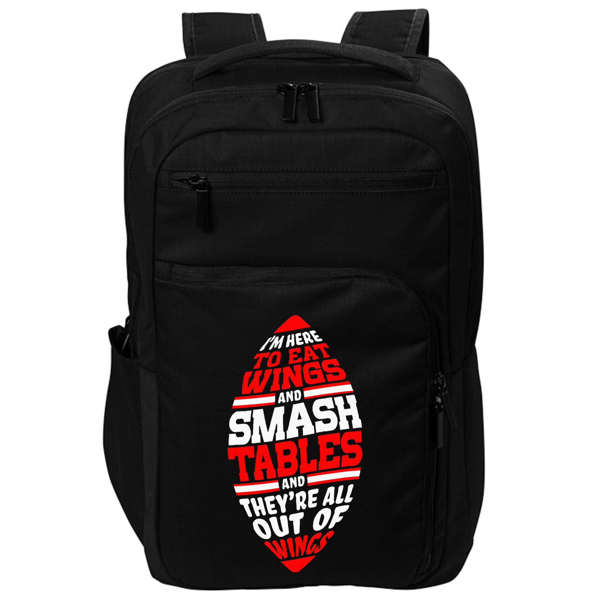 Western Ny Pride Eating Wings Smashing Tables Impact Tech Backpack