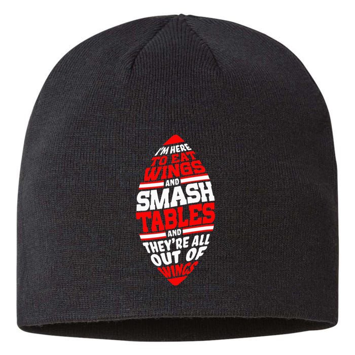 Western Ny Pride Eating Wings Smashing Tables Sustainable Beanie
