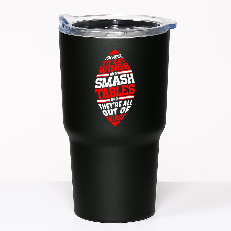 Western Ny Pride Eating Wings Smashing Tables Tumbler