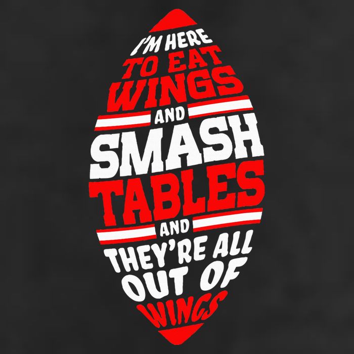 Western Ny Pride Eating Wings Smashing Tables Large Microfiber Waffle Golf Towel
