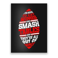 Western Ny Pride Eating Wings Smashing Tables Poster