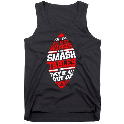 Western Ny Pride Eating Wings Smashing Tables Tank Top