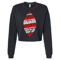 Western Ny Pride Eating Wings Smashing Tables Cropped Pullover Crew