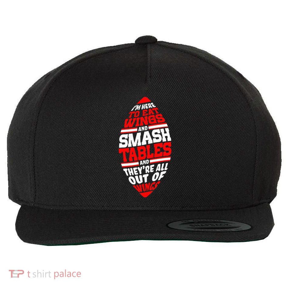 Western Ny Pride Eating Wings Smashing Tables Wool Snapback Cap