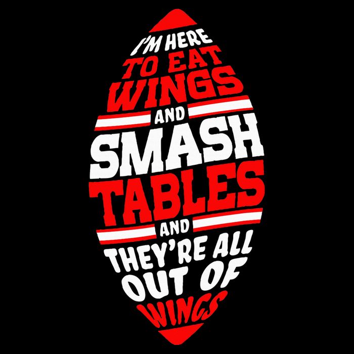 Western Ny Pride Eating Wings Smashing Tables Zip Tote Bag