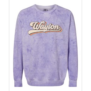 W.A.Y.L.O.N Name Personalized Colorblast Crewneck Sweatshirt