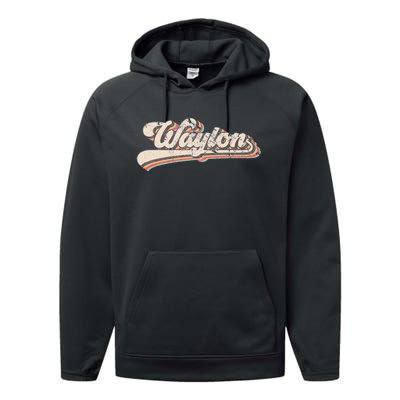 W.A.Y.L.O.N Name Personalized Performance Fleece Hoodie