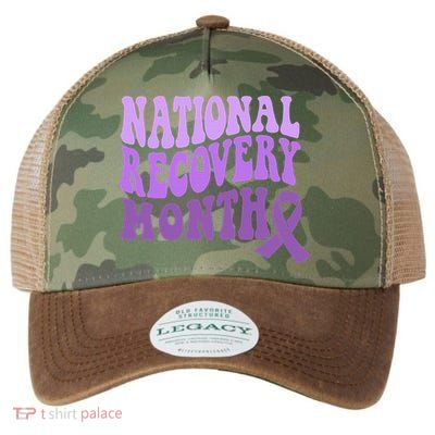 Warrior National Recovery Month Addiction Recovery Awareness Legacy Tie Dye Trucker Hat