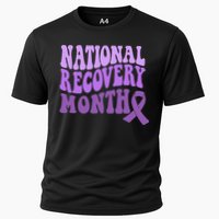Warrior National Recovery Month Addiction Recovery Awareness Cooling Performance Crew T-Shirt