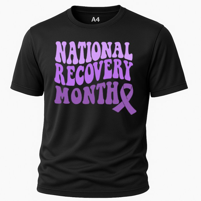 Warrior National Recovery Month Addiction Recovery Awareness Cooling Performance Crew T-Shirt