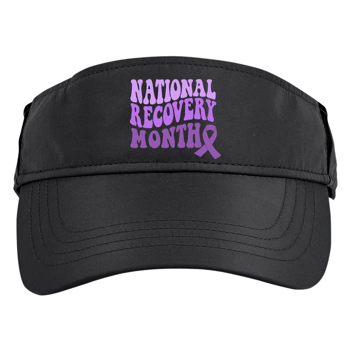 Warrior National Recovery Month Addiction Recovery Awareness Adult Drive Performance Visor